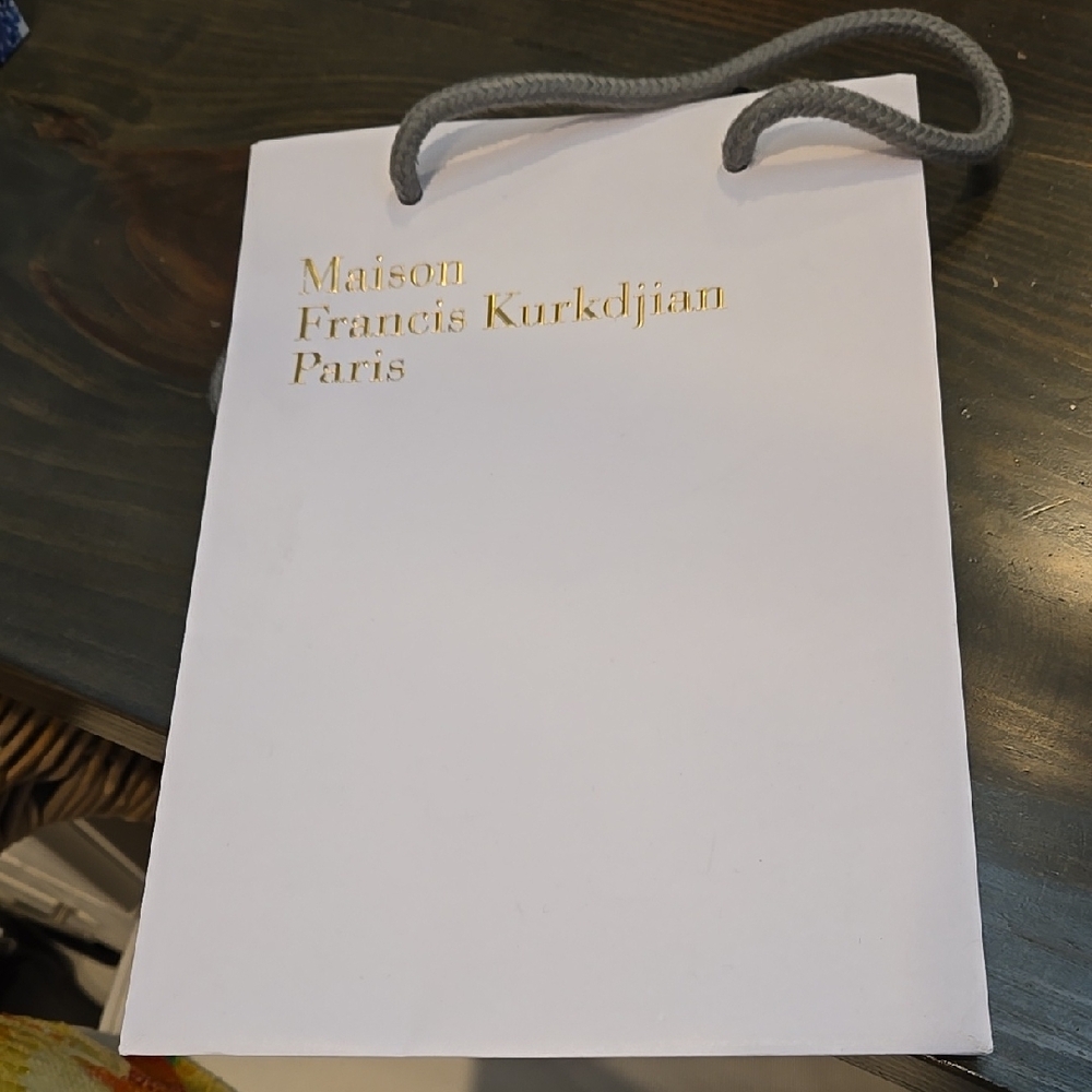 Maison Francis Kurkdjian Paris White Gift Bag